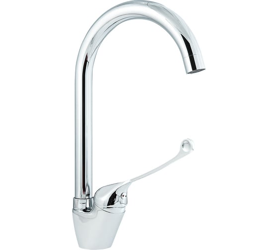 Изображение товара Смеситель для мойки СЛАВЕН с высоким изливом, локтевой, одноручный Х22 СЛ-ОД-Х22