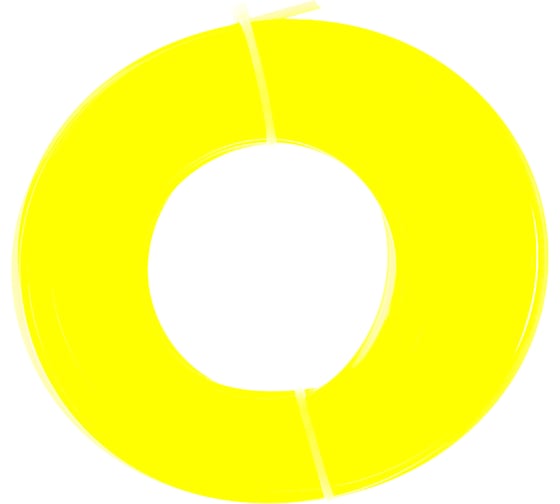 Изображение товара Леска Roundline (15 м; 2.4 мм; круглая; желтая) PATRIOT 805201017