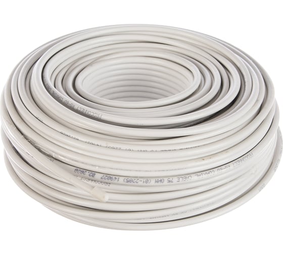 Изображение товара Кабель RG-6U, 48%, 75 Ом, 100м, белый PROCONNECT 01-2205