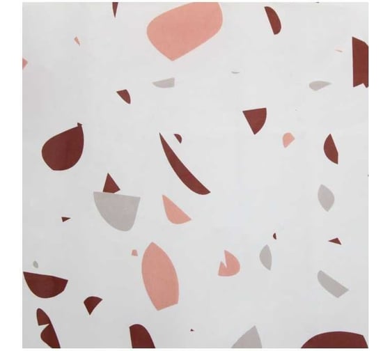 Изображение товара Тканевая штора для ванной комнаты GROMELL Terrazzo со специальной водоотталкивающей пропиткой, 77CL07043