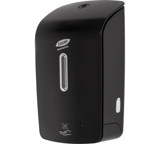 Изображение товара Дозатор для дезинфицируещего средства Luscan Professional prof etalon сенсорный, 1200 мл, черный 151057, 1653725
