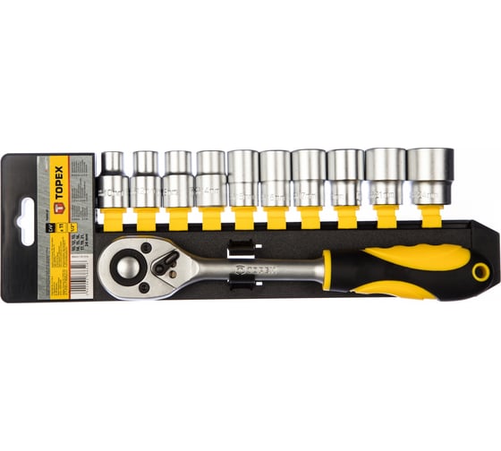 Изображение товара Набор торцевых ключей TOPEX 1/2" 38D652