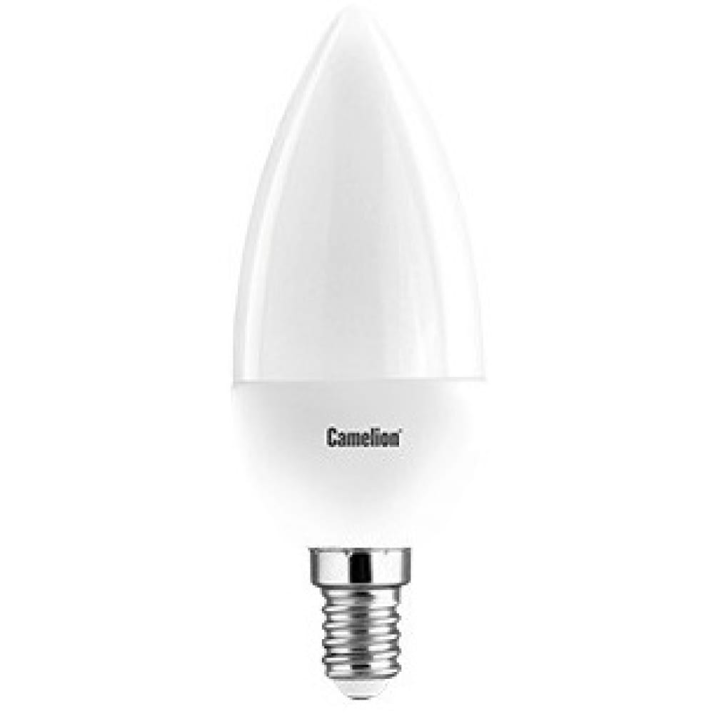 фото Светодиодная лампа 7вт 220в camelion led7-c35/830/e14 12073