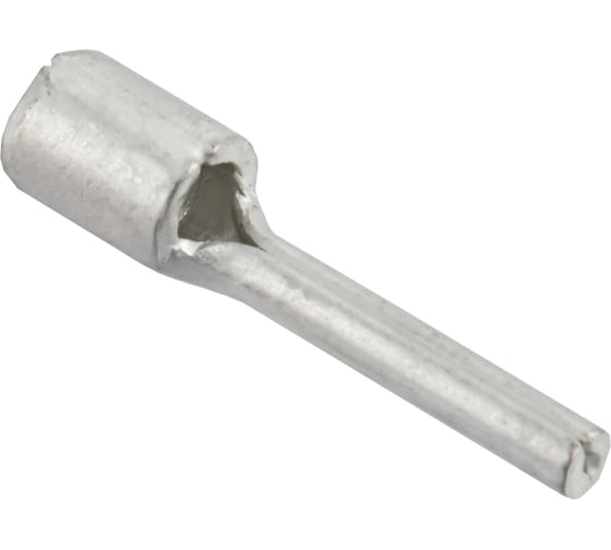 Изображение товара Штифтовой плоский наконечник IEK НШП 2,5–12 без изоляции (100шт/упак) UNN10-D25-12