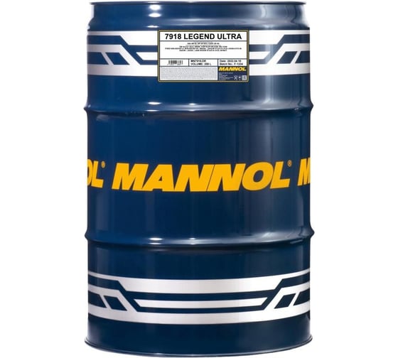 Изображение товара Синтетическое моторное масло MANNOL LEGEND ULTRA 0W20 208 л 7918208