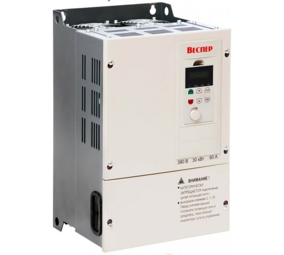 Изображение товара Преобразователь частоты Веспер E4-P8402-150H 110кВт 380В, со съемным пультом VSP3876