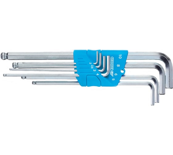 Изображение товара Набор ключей шестигранных 2-10 мм GEDORE 1523988