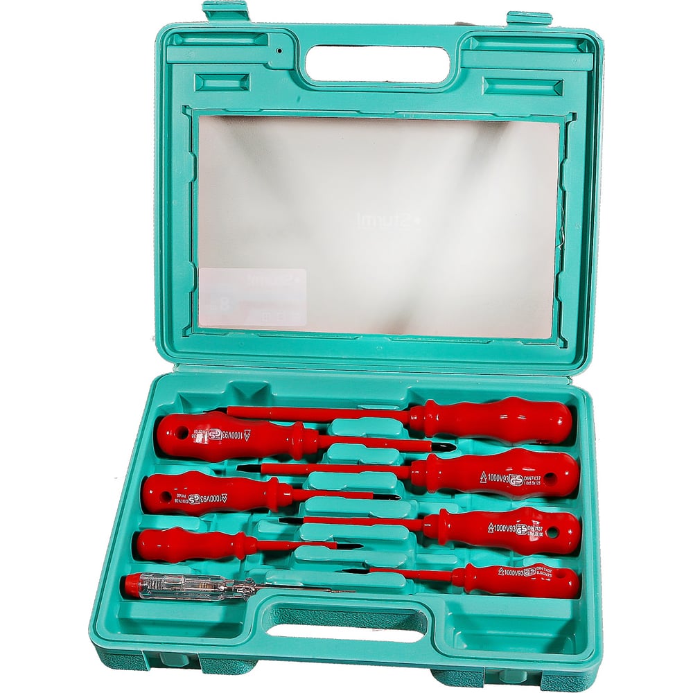 Изображение товара Набор отверток Sturm 8 шт Гибкий кейс с диэлектрическим покрытием