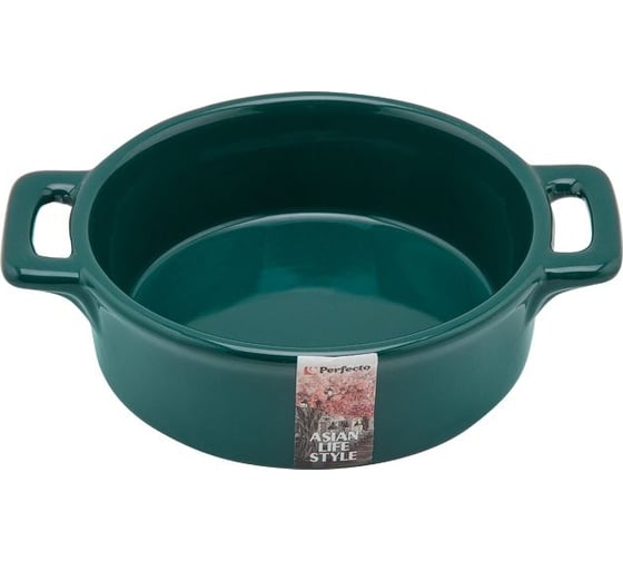 Изображение товара Керамическая супница PERFECTO LINEA Asian 17.4х13.2х4.3 см, зеленая 17-117133