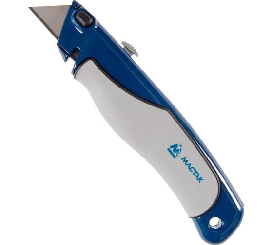 Изображение товара Нож со сменными трапециевидными лезвиями, 19 мм МАСТАК 321-10001