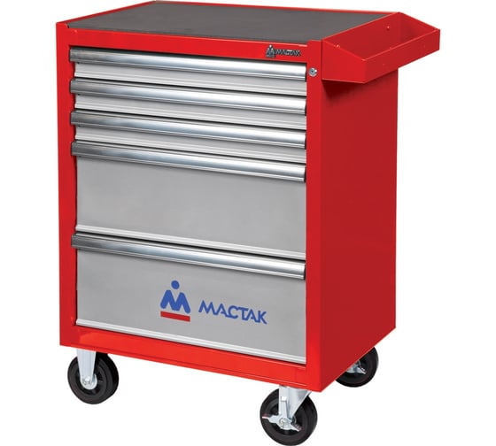 Изображение товара Инструментальная тележка МАСТАК ОПТИМА 5 ящиков, красная 521-05581MR