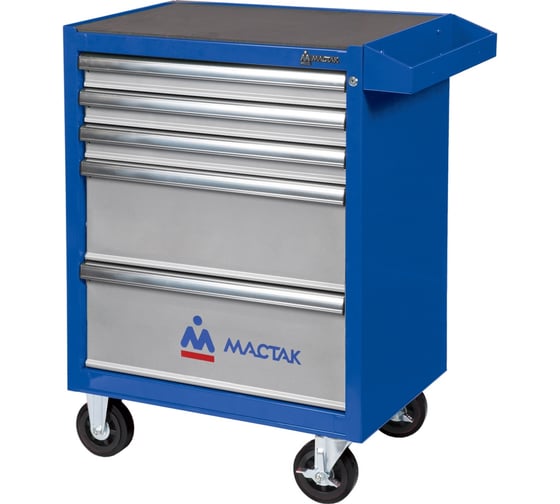 Изображение товара Инструментальная тележка МАСТАК ОПТИМА 5 ящиков, синяя 521-05581MB