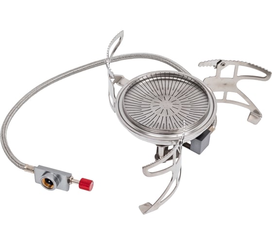 Изображение товара Туристическая складная горелка со шлангом Tramp Firebird нержавеющая сталь TRG-058