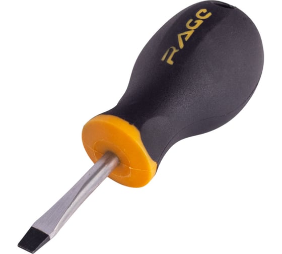 Изображение товара Отвертка RAGE by VIRA SL5x38 мм, CR-V, эргон. 2-хкомпон. ручка 391130