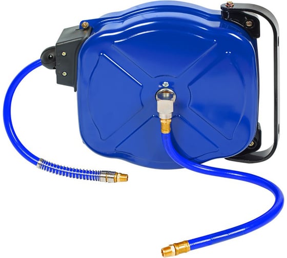 Изображение товара Шланг на автоматической катушке, полиуретановый (8х12 мм; 15 м; резьба 1/4") МАСТАК 681-08015HR