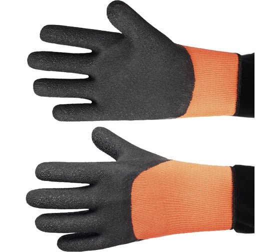 Изображение товара Утепленные перчатки СОЮЗСПЕЦОДЕЖДА тейкер|taker снегирь, оранжевые, р. 10 2000000177564