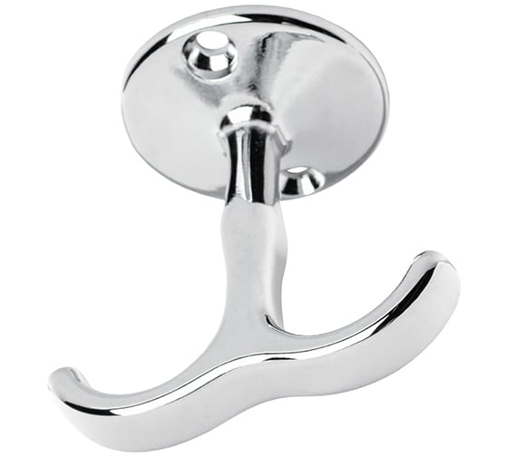 Изображение товара Мебельный крючок Kerron двухрожковый, хром KR 0430