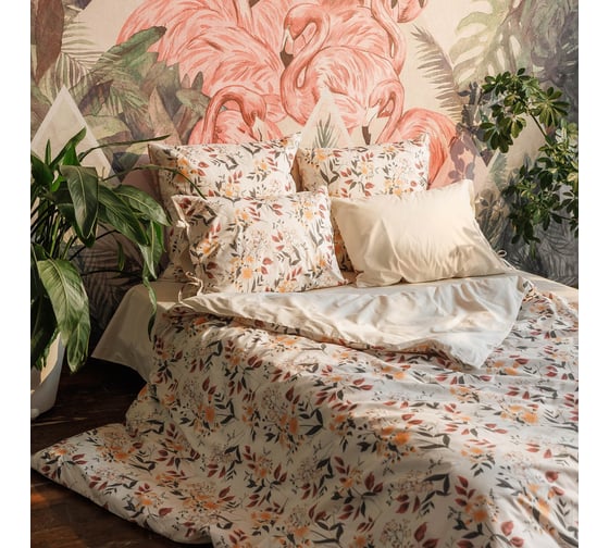 Изображение товара Комплект постельного белья Волшебная Ночь Charm поплин, полутораспальный, с наволочками 70/70 786688