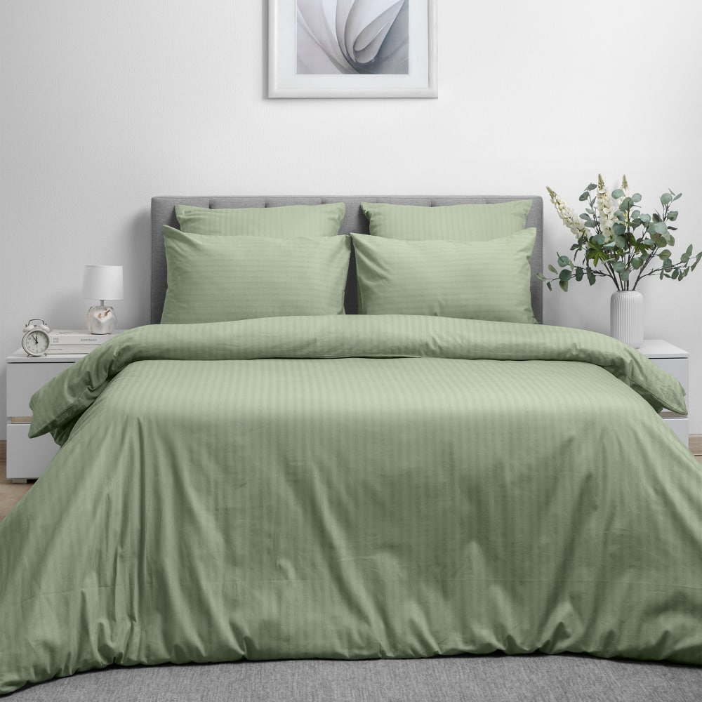 Комплект постельного белья Волшебная ночь покрывало амиго зеленый р 180х215