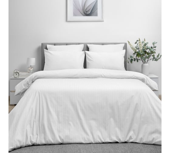 Изображение товара Комплект постельного белья Warm white Волшебная Ночь поплин, евро, с наволочками 70/70 782127