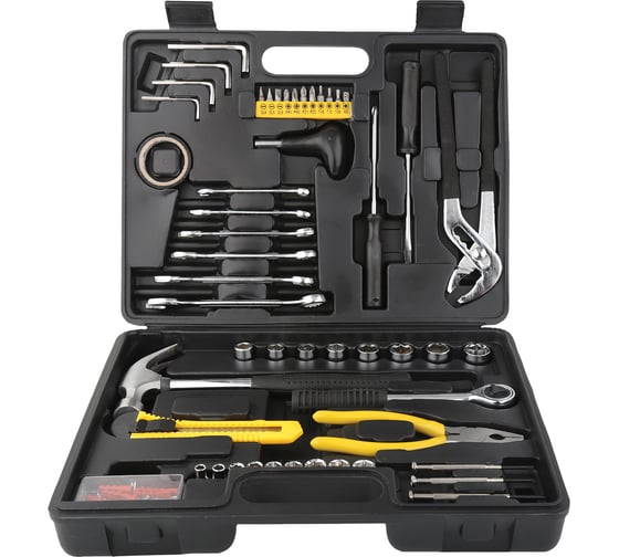 Изображение товара Набор ручного инструмента в пластиковом кейсе Kolner KTS 51 8090500096