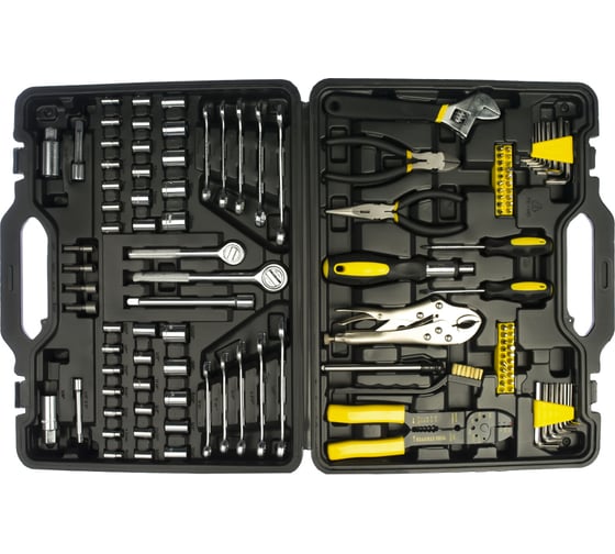 Изображение товара Набор ручного инструмента в пластиковом кейсе Kolner KTS 123 8090500136