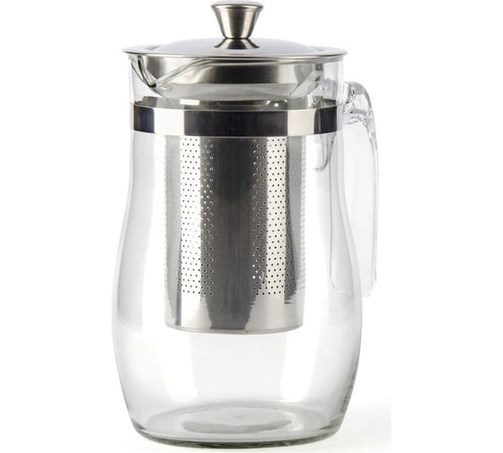 Изображение товара Стеклянный заварочный чайник BAROUGE BF-513/30 с металлическим ситом, 900 мл BF-513 900 мл/чайник