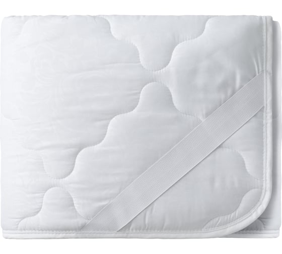 Изображение товара Стёганый наматрасник Самойловский Текстиль 200x200 см, полиэстер/полиэстер, резинка по углам 764558