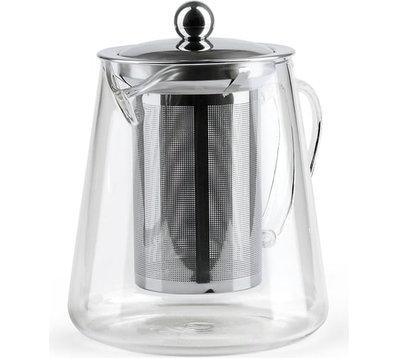 Изображение товара Стеклянный заварочный чайник BAROUGE BF-509/30 SEVEN IDEAS с металлическим ситом, 750 мл BF-509 750 мл/чайник