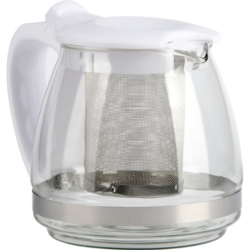 Стеклянный заварочный чайник BAROUGE чайник стеклянный заварочный magistro льдинка 300 мл с металлическим ситом