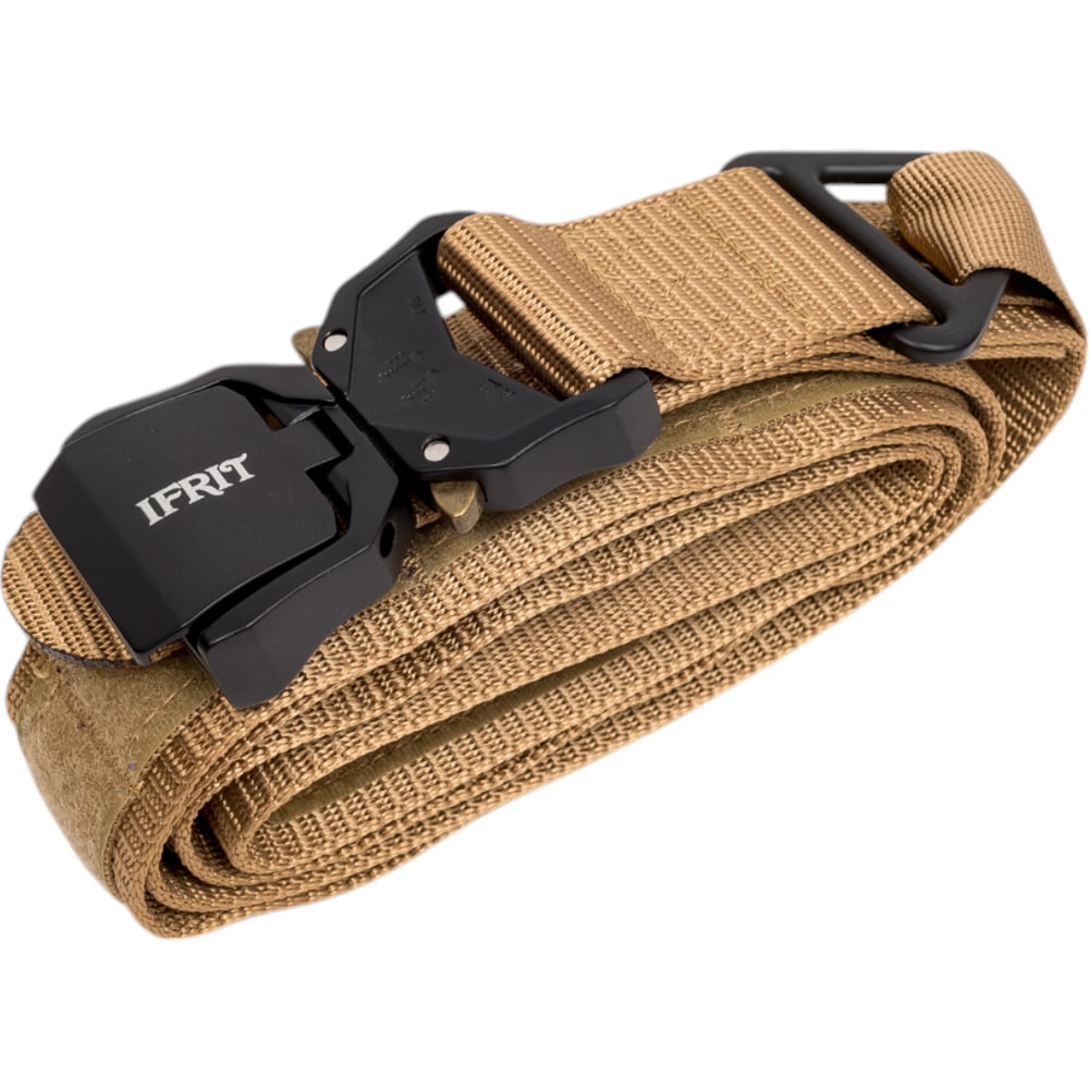 Изображение товара Ремень Ifrit Tactic adventure бежевый - прочный походный ремень