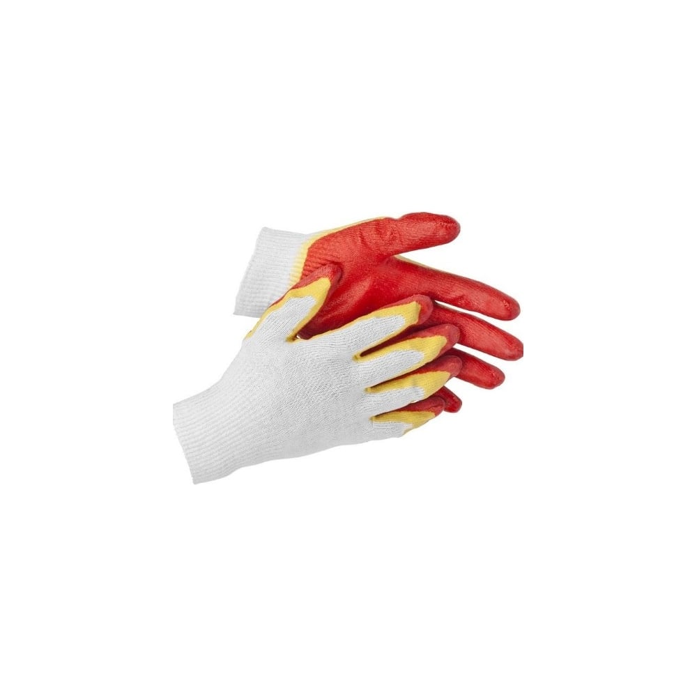Трикотажные перчатки ZeepDeep, цвет белый/оранжевый, размер L-XL