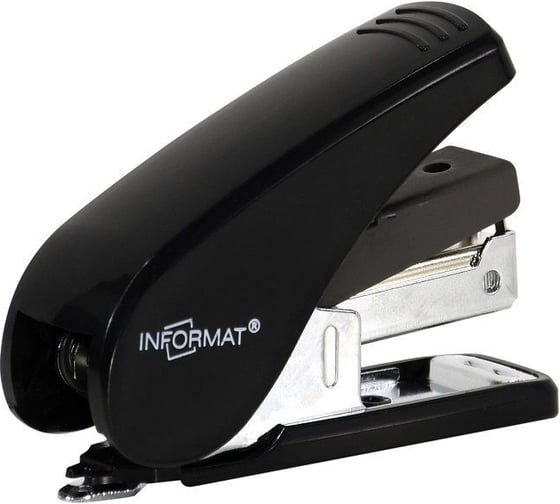 Изображение товара Энергосберегающий степлер EASY до 25 листов № 10 черный INFORMAT SE10-25B