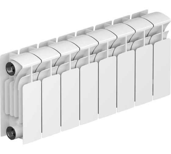 Изображение товара Радиатор биметаллический RIFAR BASE Ventil 200 08 секц. нижн. лев. R-BA-200-08-VL