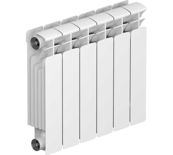 Изображение товара Радиатор биметаллический RIFAR BASE Ventil 350 06 секц. нижн. лев. R-BA-350-06-VL