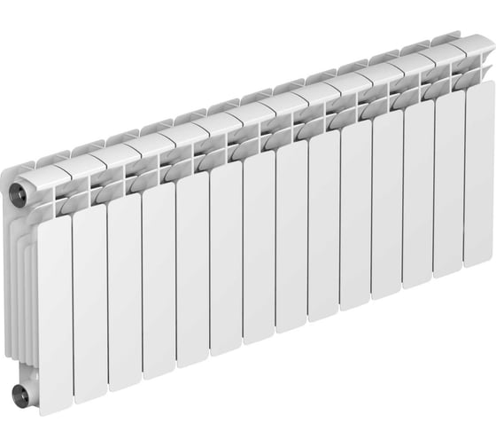 Изображение товара Радиатор биметаллический RIFAR BASE Ventil 350 12 секц. нижн. лев. R-BA-350-12-VL