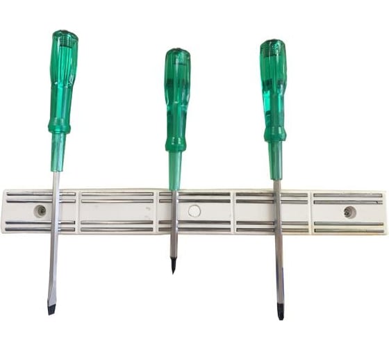 Изображение товара Усиленный магнитный держатель инструмента Проф-Магнит планка, 460 мм PMXB 460 (белый цвет)