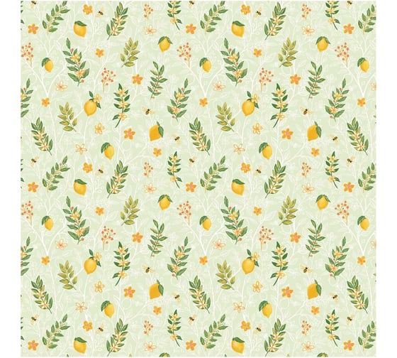 Изображение товара Скатерть Самойловский Текстиль хлопок 144x144 см Лимонный сад 765771