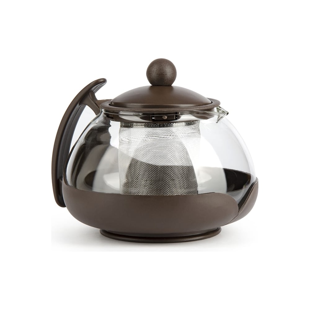 Стеклянный заварочный чайник BAROUGE - BF-500 750 мл/коричневый/чайник