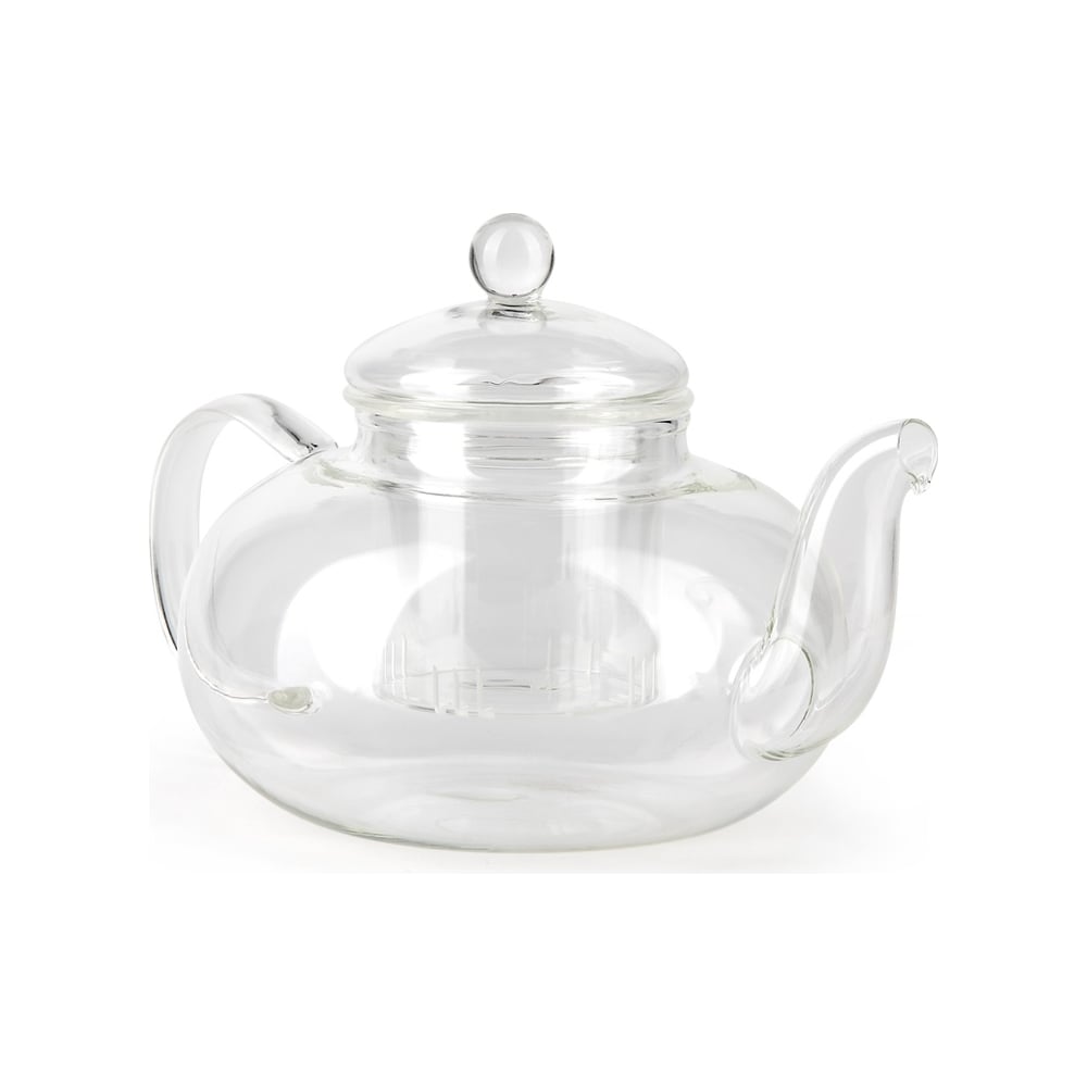 Стеклянный заварочный чайник BAROUGE чайник заварочный стеклянный с бамбуковой крышкой bellatenero эко 400 мл 13 5×10×10 5 см