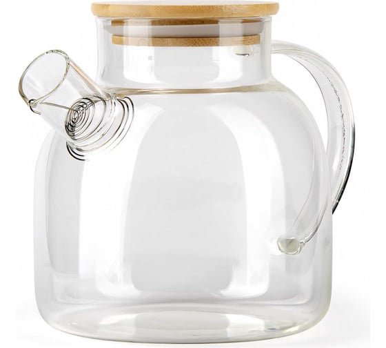 Изображение товара Стеклянный заварочный чайник BAROUGE BF-514/36 с фильтр-пружиной, 1000 мл BF-514 1000 мл/чайник