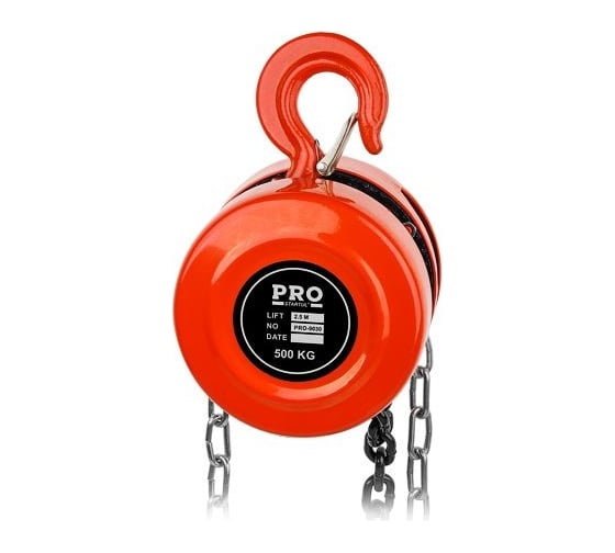 Изображение товара Ручная цепная таль STARTUL PRO 0,5 т, 2,5 м PRO-9030