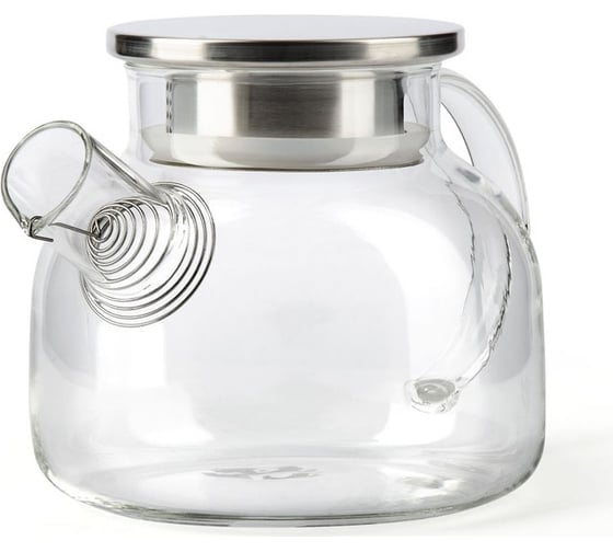 Изображение товара Стеклянный заварочный чайник BAROUGE BF-511/48 с фильтр-пружиной, 800 мл BF-511 800 мл/чайник