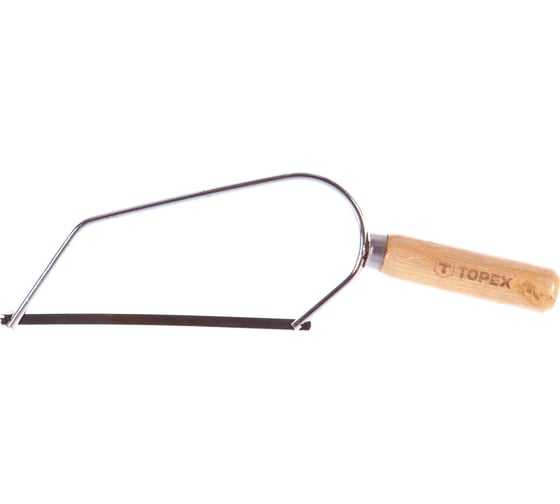 Изображение товара Ножовка по металлу 150 мм деревянная рукоятка TOPEX 10A115