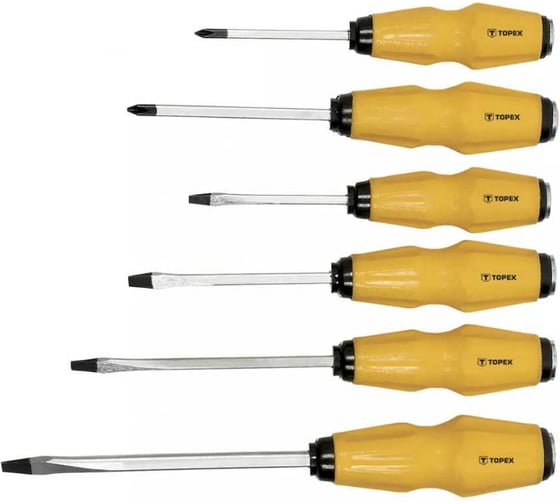 Изображение товара Отвертки для подбивания, набор 6 шт. TOPEX 39D504