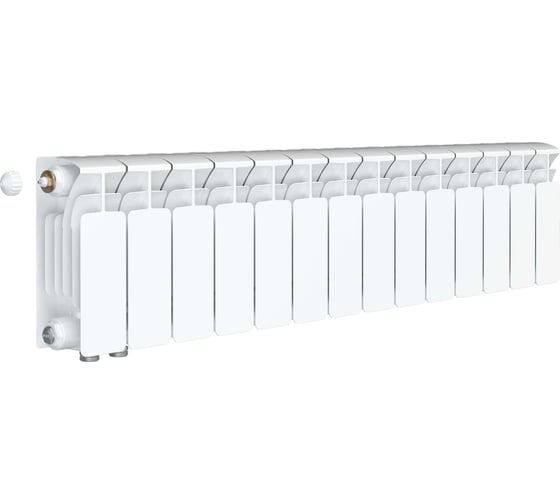 Изображение товара Радиатор биметаллический RIFAR BASE Ventil 200 14 секц. нижн. прав. R-BA-200-14-VR