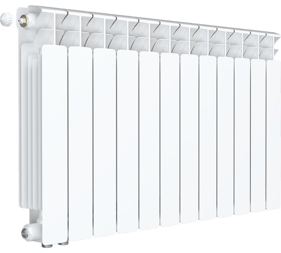 Изображение товара Радиатор биметаллический RIFAR BASE Ventil 500 12 секц. нижн. лев. R-BA-500-12-VL