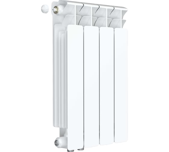 Изображение товара Радиатор биметаллический RIFAR BASE Ventil 500 04 секц. нижн. прав. R-BA-500-04-VR