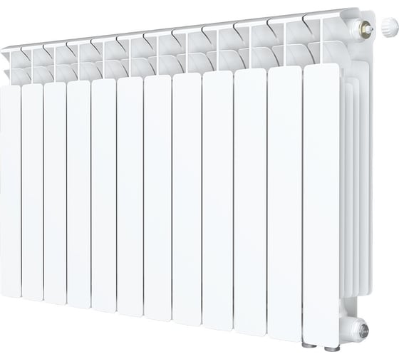 Изображение товара Радиатор биметаллический RIFAR BASE Ventil 500 12 секц. нижн. прав. R-BA-500-12-VR