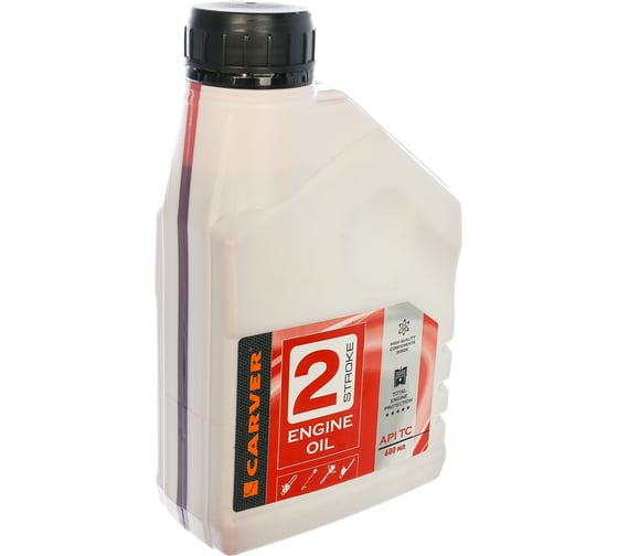Изображение товара Масло для 2-х тактных двигателей API TC (0,6 л) CARVER 01.021.00001